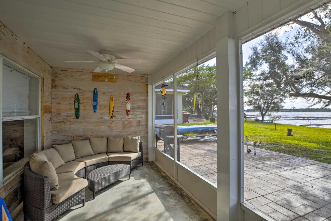 Waterfront Lake Placid Home With Dock And Fire Pit Bagian luar foto